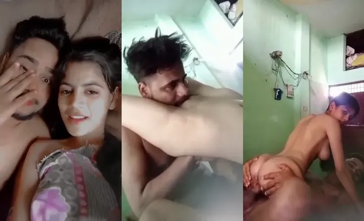 Cute Young Girl Sucking Lover Dick Hard Fucking Riding